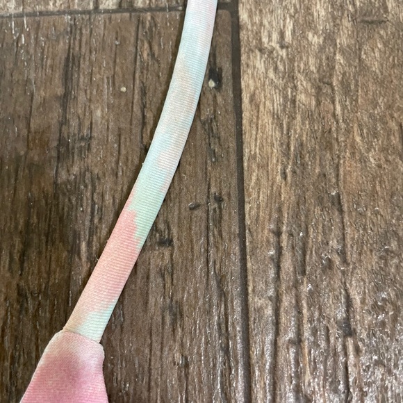 Stone Fox swim triangle bikini top. Small. Pastels - Picture 5 of 14